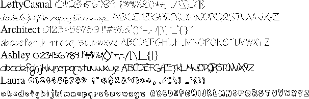 Last example of fonts.
