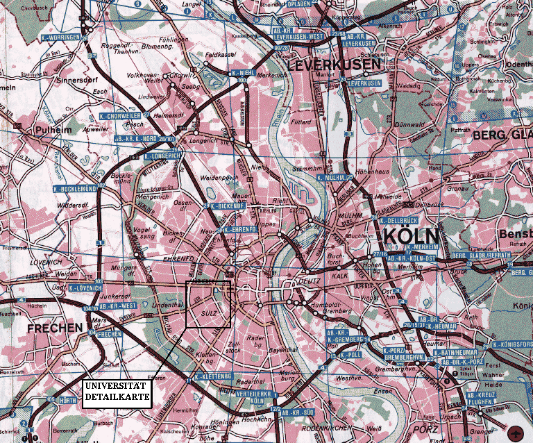 map of Cologne area