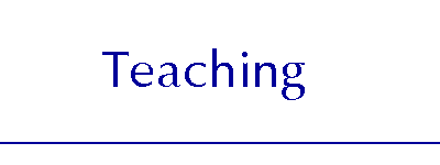 Teaching